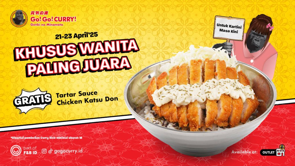 promo kuliner, promo hari kartini, promo makanan dan minuman, makanan korea murah, kawan lama group, Promo Go! Go! CURRY