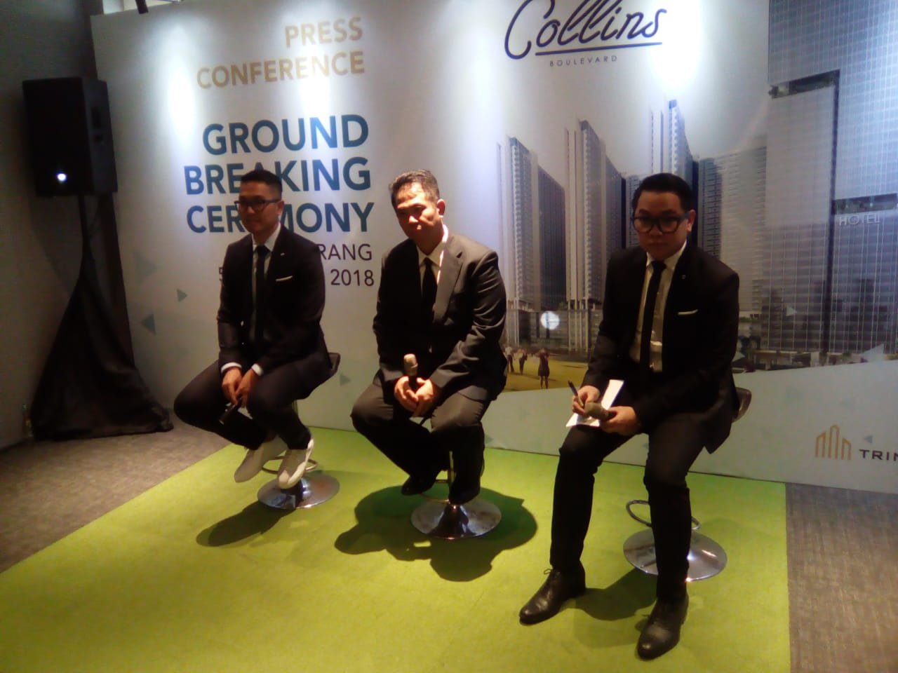 Groundbreaking Collins Boulevard Serpong