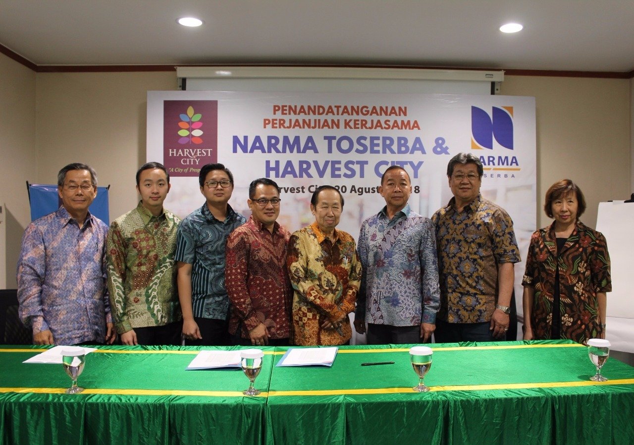 Kerja sama Narma Toserba dan Harvest City