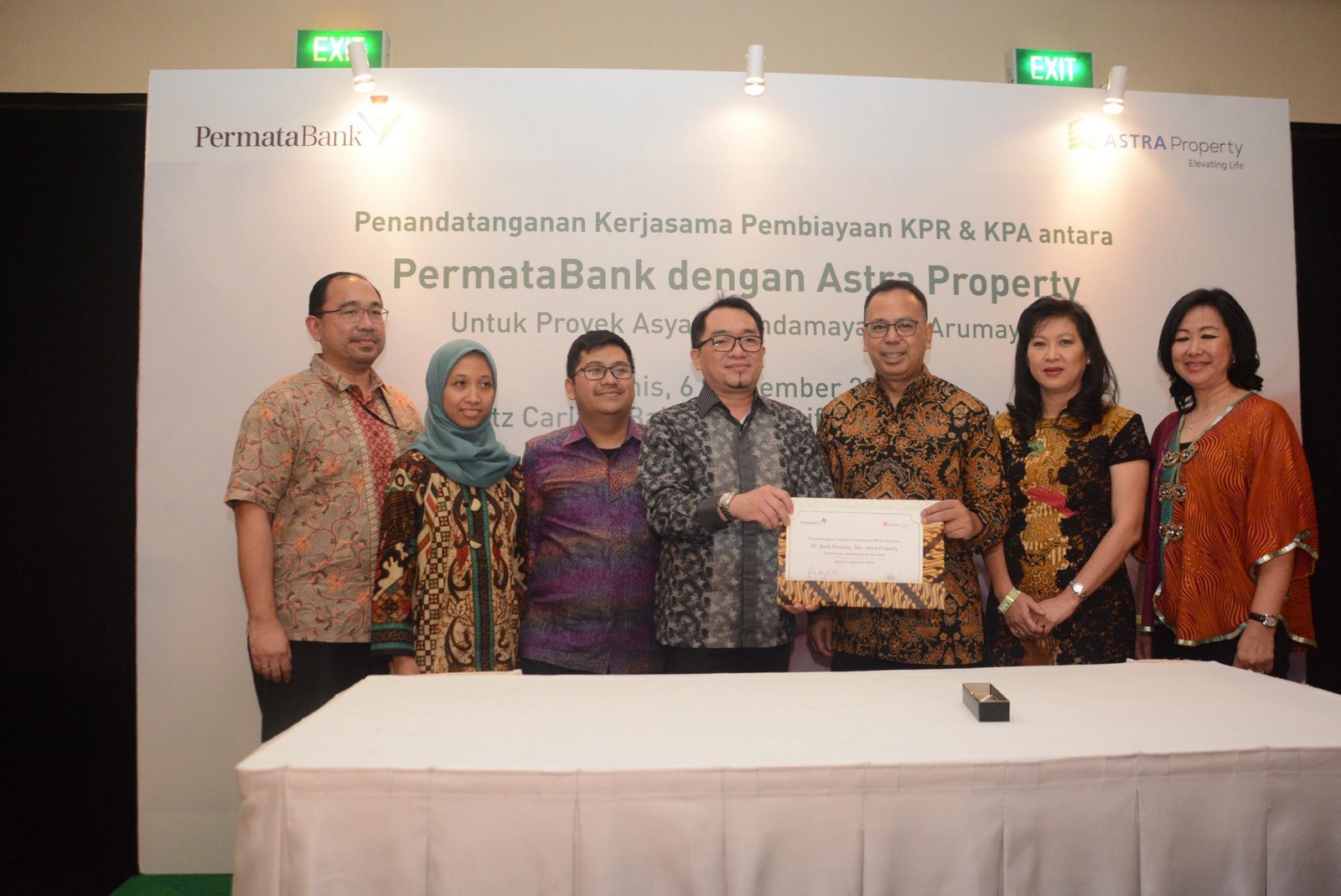 bank permata biayai tiga proyek astra land