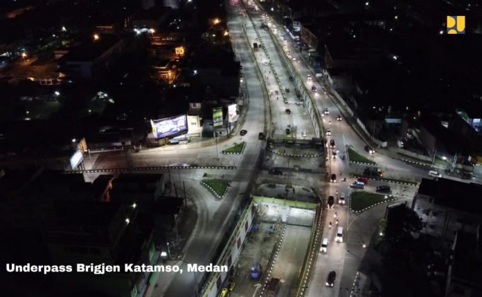 Underpass Brigjen Katamso Medan Siap Dioperasikan