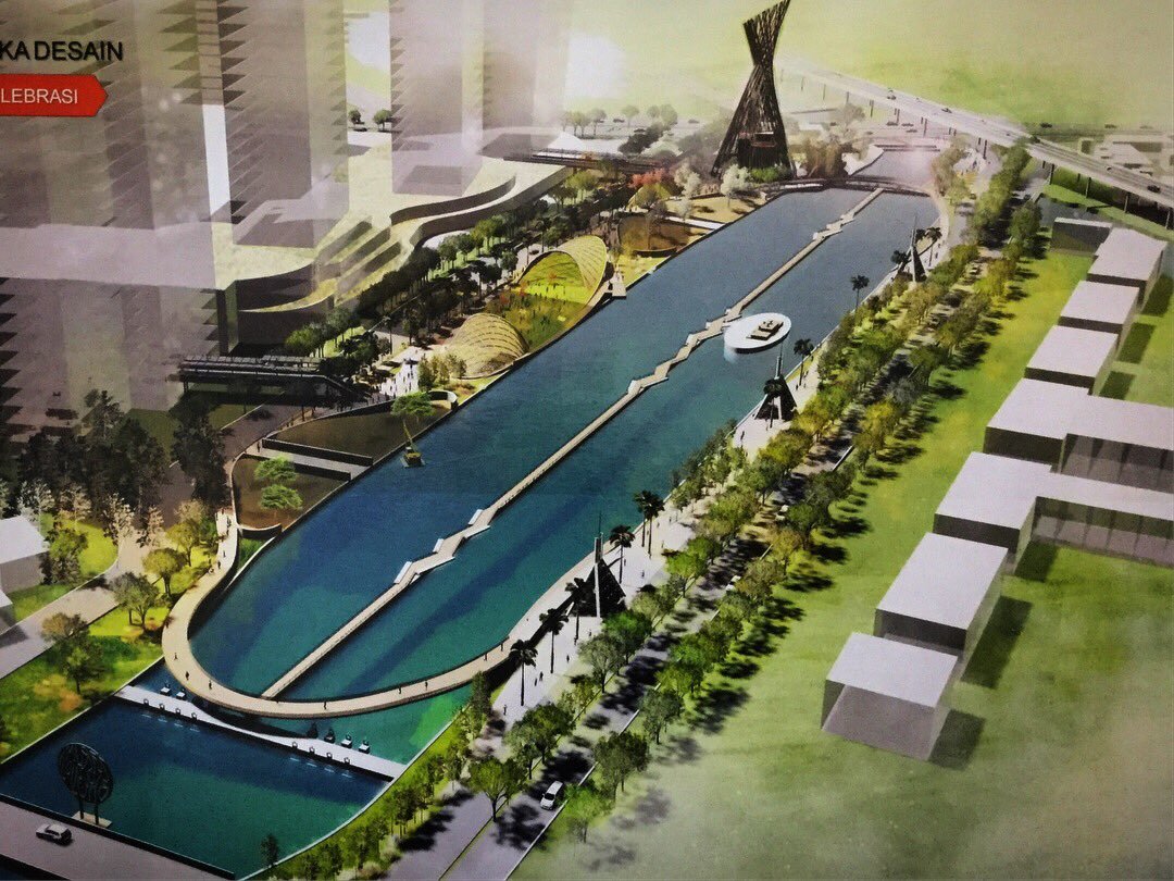 Desain akhir penataan Kalimalang