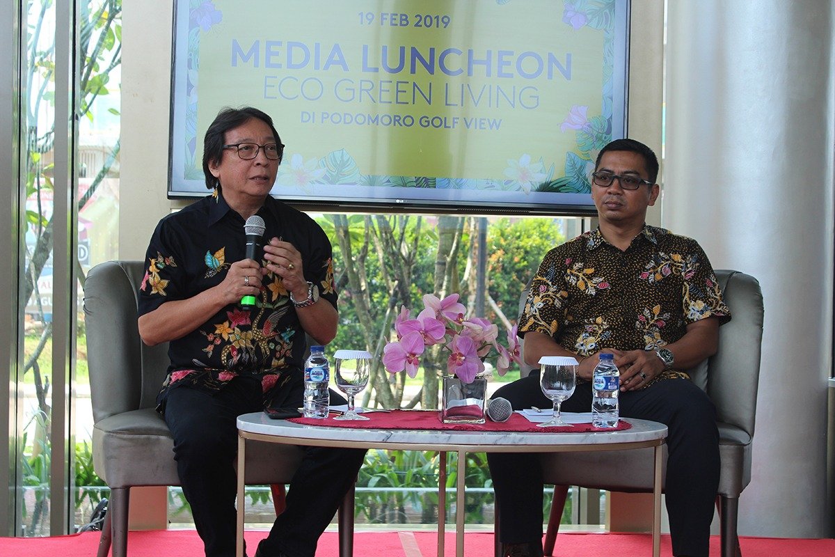 konsep eco living di podomoro golf view