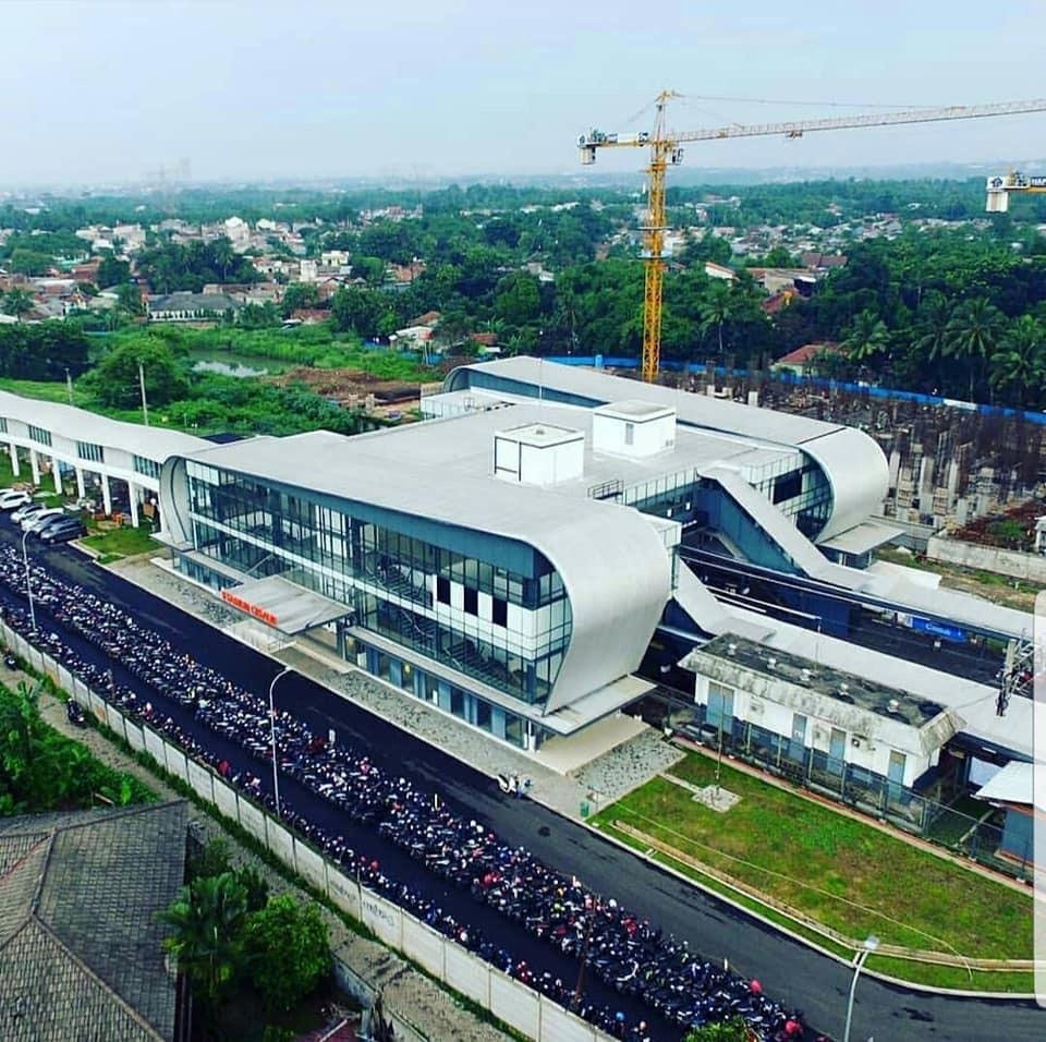 Gedung Baru Stasiun Cisauk