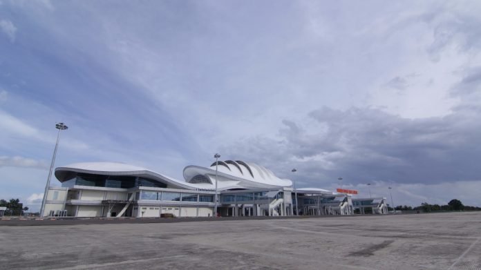 Terminal Bandara Tjilik Riwut di Palangkaraya