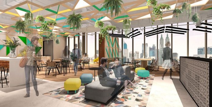 Coworking Centre Ketiga JustCo di Sequis Tower