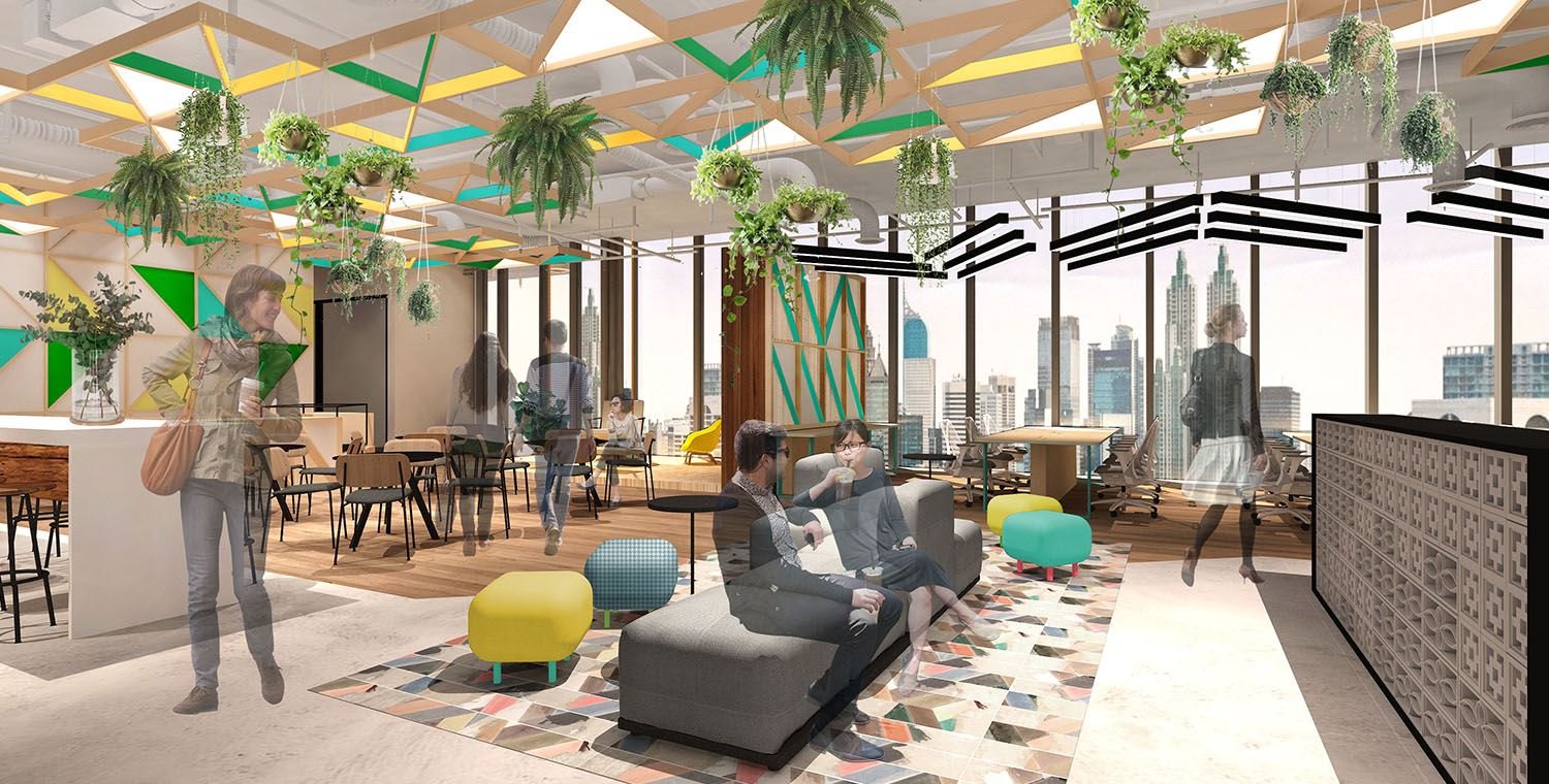 Coworking Centre Ketiga JustCo di Sequis Tower