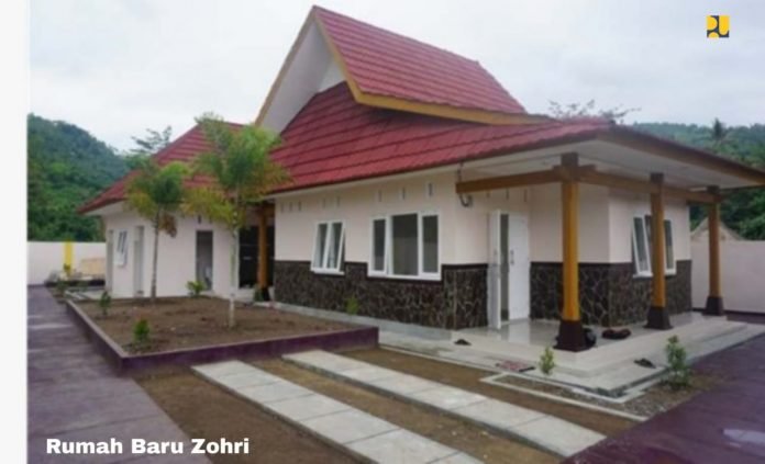 rumah baru zohri di lombok