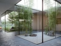 taman indoor dengan atap terbuka-pinterest.com