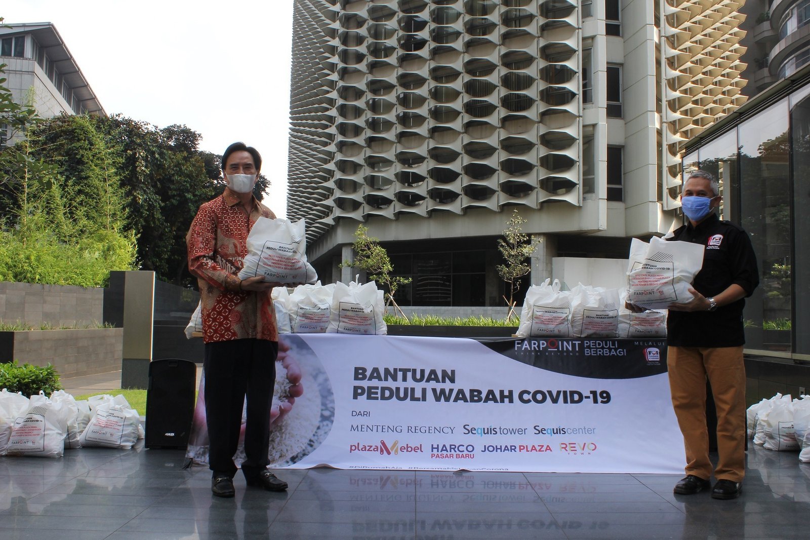 farpoint salurkan bantuan sembako