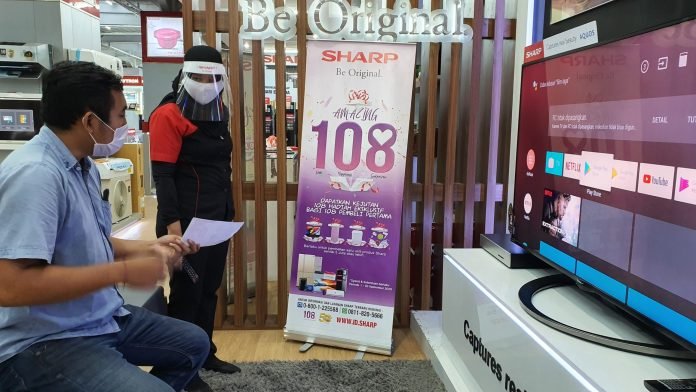 sharp bagi ratusan sepeda
