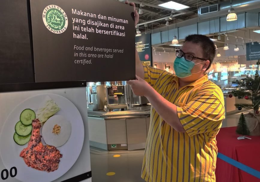 Ikea Restoran dan Kafe Kantongi Sertifikat Halal