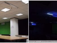 Penerapan lampu UC-V di Ruang Kerja Kantor_3