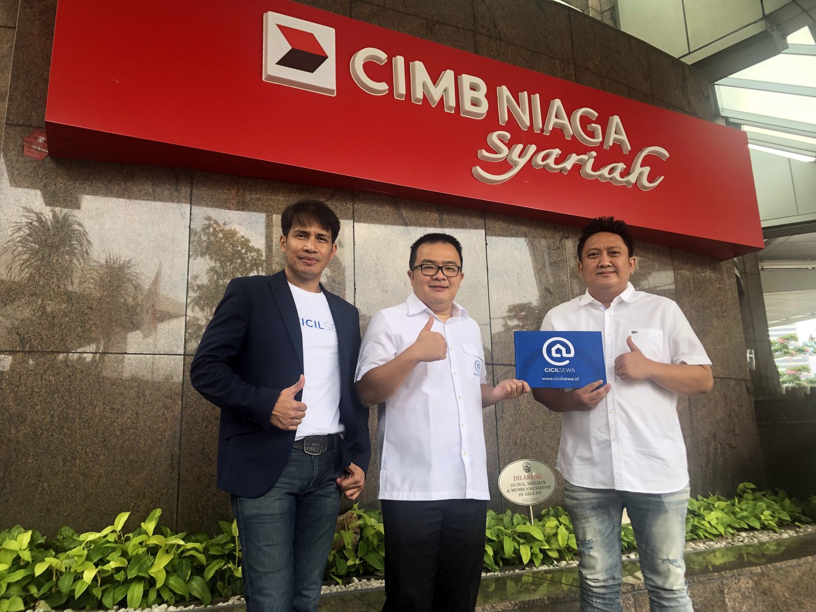 Cicilsewa menjalin kerjasama dengan Bank CIMB Niaga untuk sewa properti