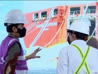 Presiden Joko Widodo meresmikan Pelabuhan Internasional Patimban, secara virtual, Minggu, 20/12/2020. (dok. setkab.go.id)