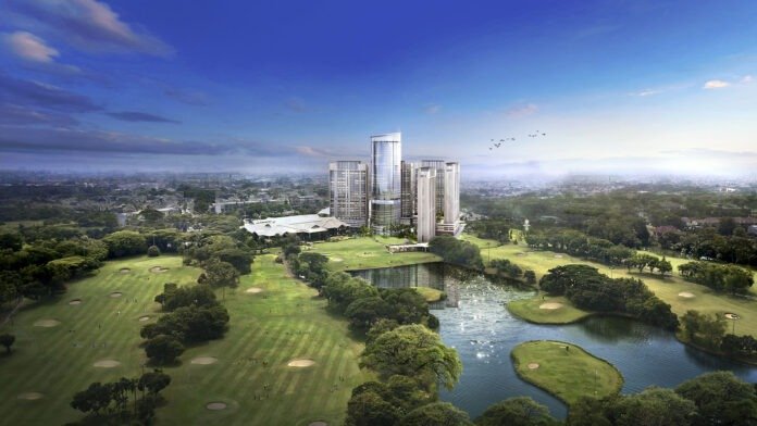 Fairway Place Golf Residence dan jalan tol