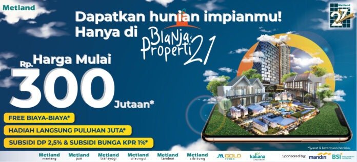 Pameran properti virtual Metland, BlanjaProperti’21