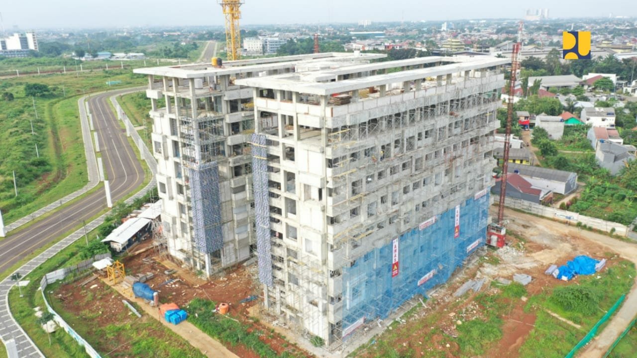 Progres pembangunan Universitas Islam Internasional Indonesia (UIII) di Depok, Jawa Barat