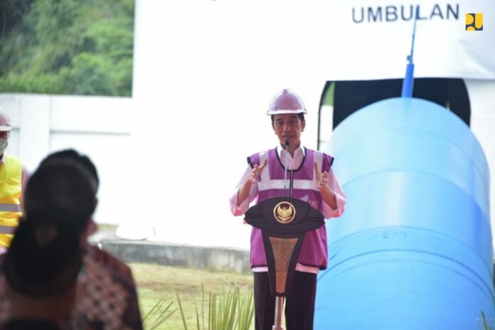 jokowi resmikan spam di pasuruan