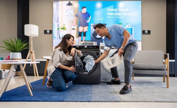Samsung Ecobubble Washer dan Dryer - Ringgo dan Sabai 01 Samsung Smart EcoBubble