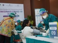 Kegiatan vaksinasi massal covid-19 yang digelar oleh Ciputra Group