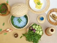 Alat-alat makan dari bambu