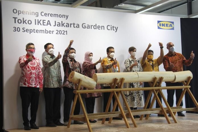 Seremoni peresmian IKEA Jakarta Garden City di Jakarta Timur