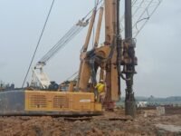 Progres pengerjaan proyek Paul & Prive yang merupakan bagian dari Marc’s Boulevard di Kota Batam