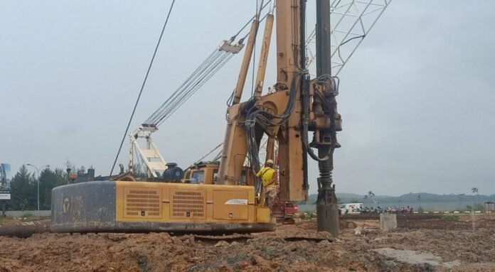 Progres pengerjaan proyek Paul & Prive yang merupakan bagian dari Marc’s Boulevard di Kota Batam