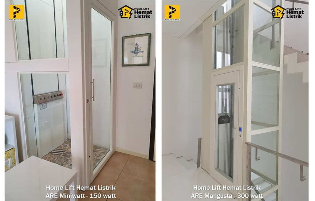 Dua jenis home lift hemat listrik dari Pardi Solusi