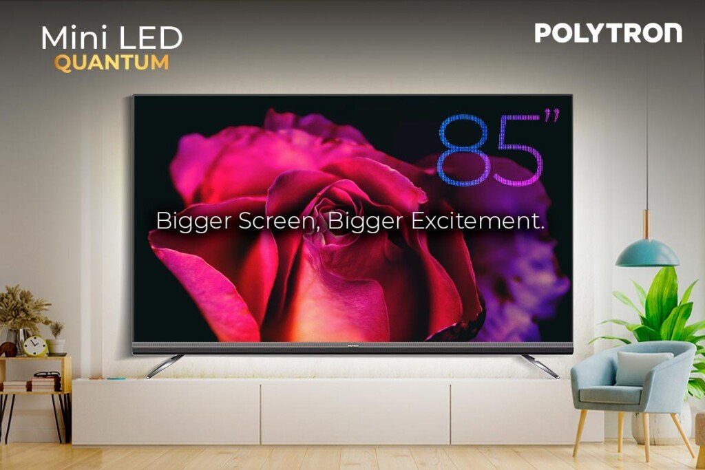 Mini LED Quantum 85 inch dari Polytron Indonesia
