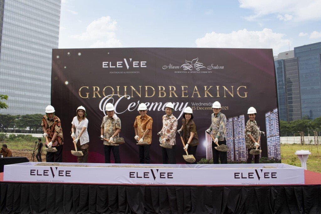 groundbreaking EleVee Penthouses & Residences di Alam Sutera, Tangerang