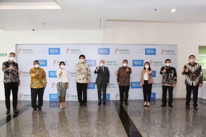 Peresmian IFI Serpong, di Universitas Pradita, Gading Serpong, Tangerang Institut Francais d’Indonesie Resmi Dibuka di Universitas Pradita Serpong