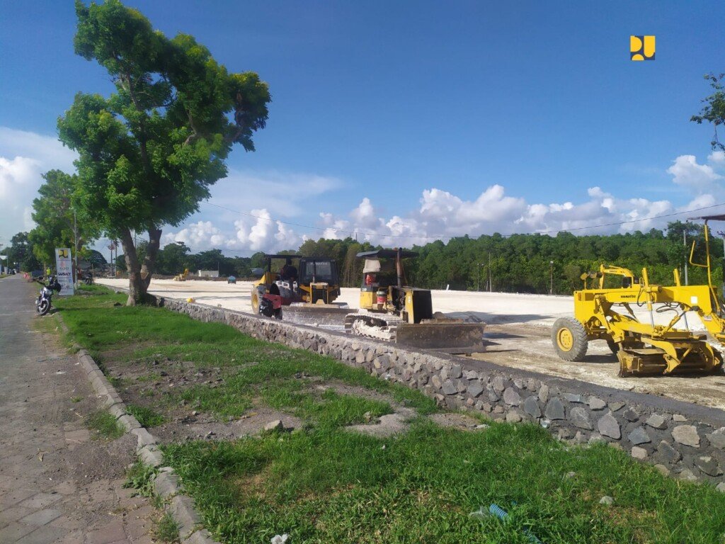 Pengerjaan infrastruktur di Bali