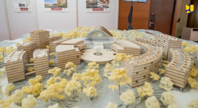 Salah satu karya pemenang Sayembara Konsep Perancangan Kawasan dan Bangunan Gedung di IKN Nusantara