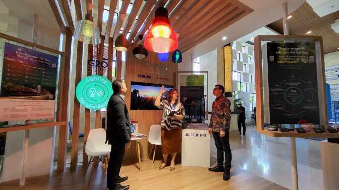 Signify kenalkan konsep Green Switch saat pameran di Pertemuan Tingkat Menteri Lingkungan Hidup G20 di Bali