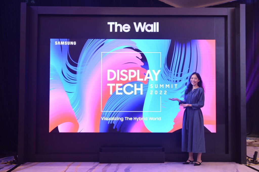 layar Micro LED Samsung the wall