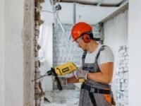 Foto 2 – Renovasi sederhana dengan menggunakan bor listrik