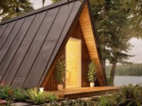 Gambar A-Frame House (Pinterest)
