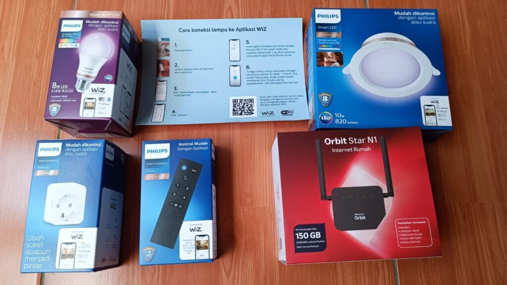 produk Philips Smart LED Connected WiZ, rumah pintar, smart home