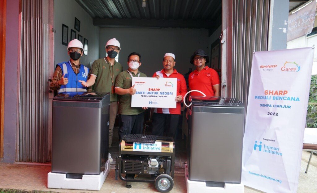 sharp indonesia gempa cianjur