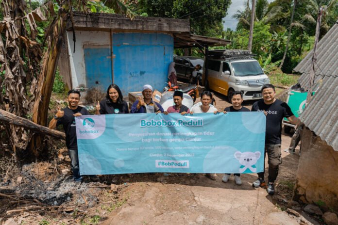Bobobox beri bantuan bagi korban gempa Cianjur bobobox beri bantuan bagi korban gempa cianjur