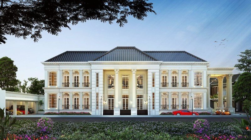 Rumah klasik bergaya Eropa