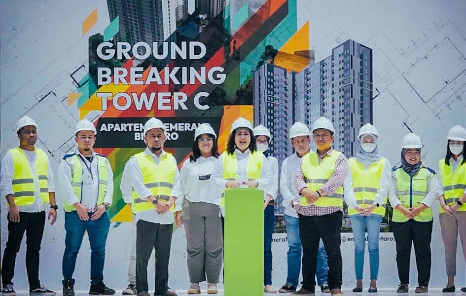 Ground Breaking Tower C Emerald Bintaro
