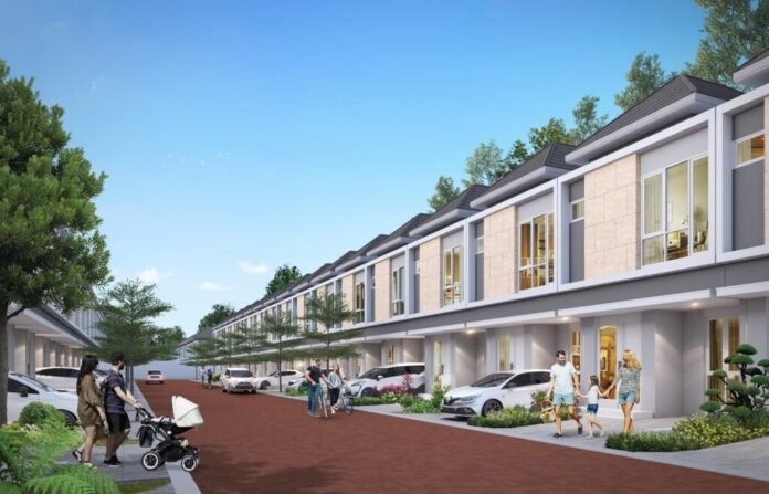 Fresco rumah modern di Gading Serpong