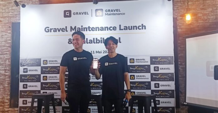 peluncuran aplikasi Gravel Maintenance