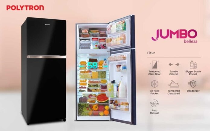 Kulkas Belleza Jumbo PRW 29MNX Kulkas Polytron Belleza Jumbo PRW 29MNX