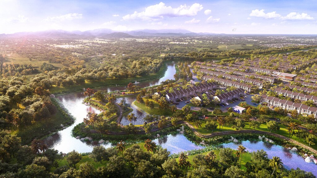Kawasan hunian tapak yang asri di Paradise Serpong City