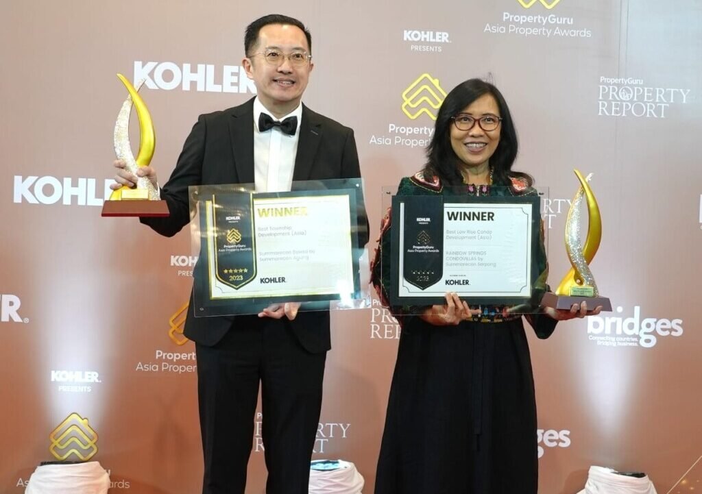 summarecon raih dua penghargaan propertyguru asia property awards 2023