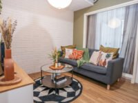 Ruang tamu Apartemen Skandinavia